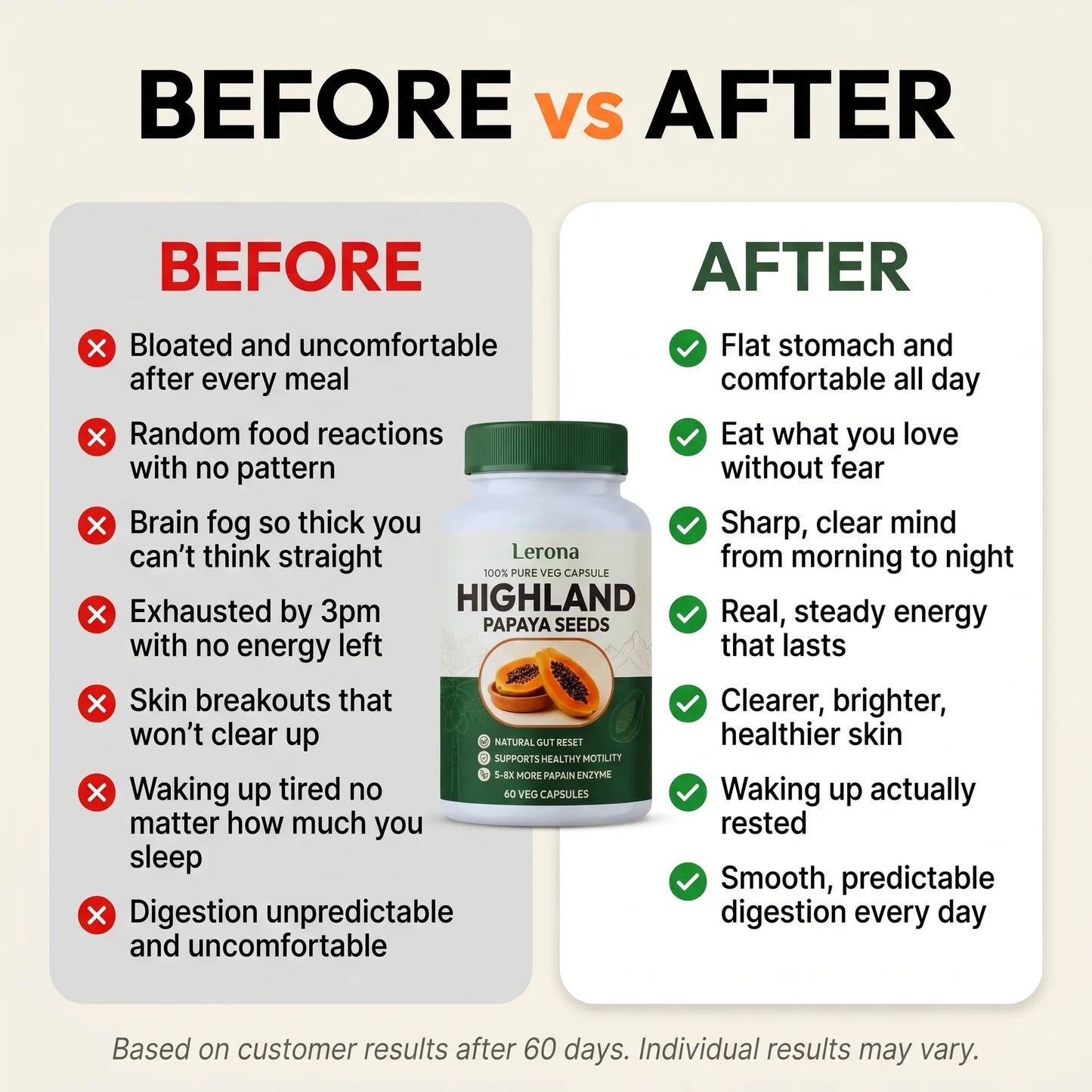 Highland Papaya Seeds Capsules