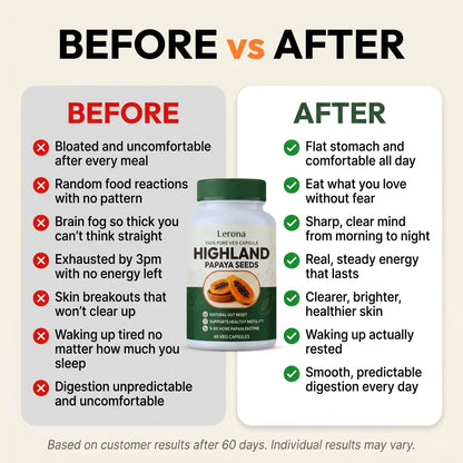 Highland Papaya Seeds Capsules